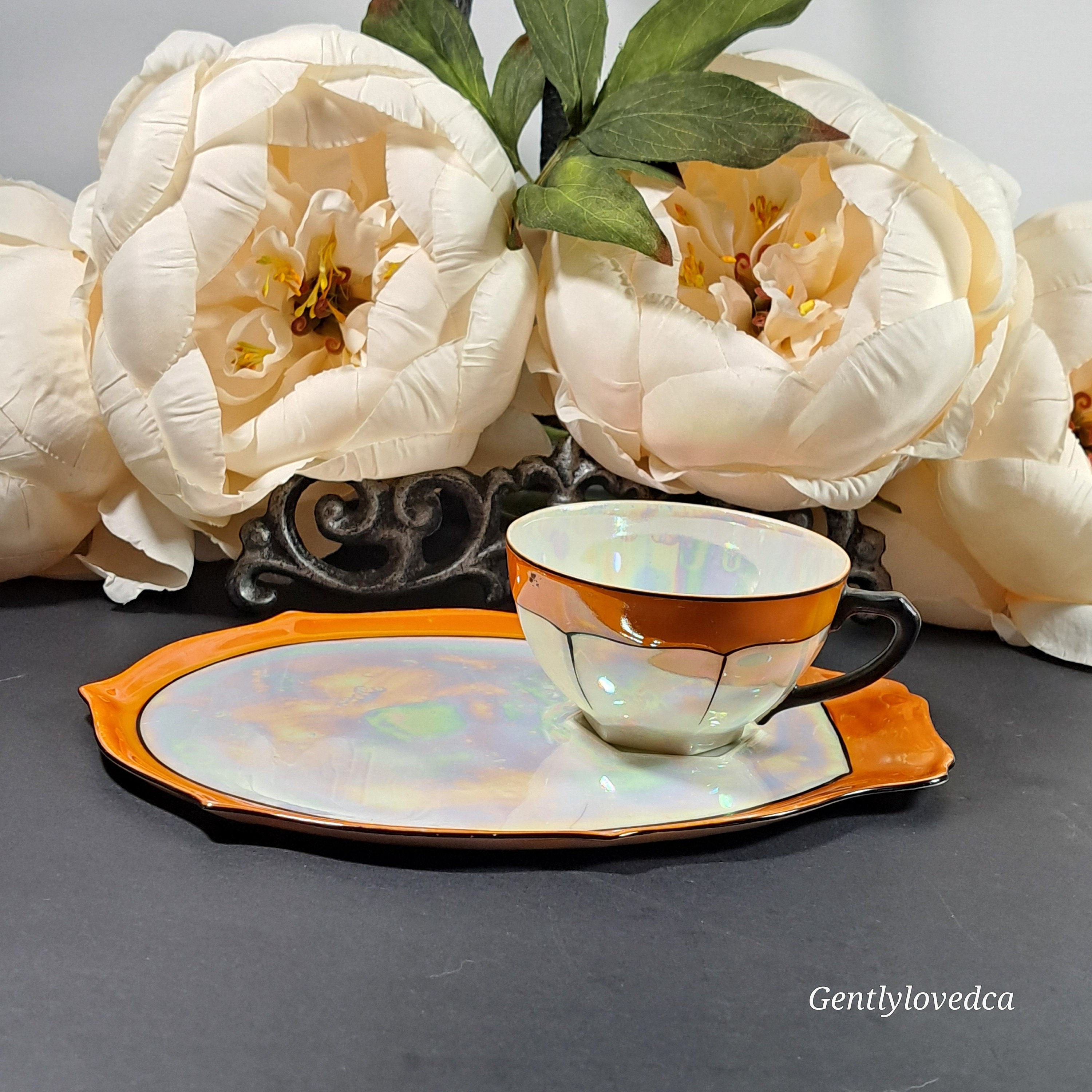 Victoria Czechoslovakia Lusterware Set - Etsy Victoria Czechoslovakia Lusterware Set - Etsy