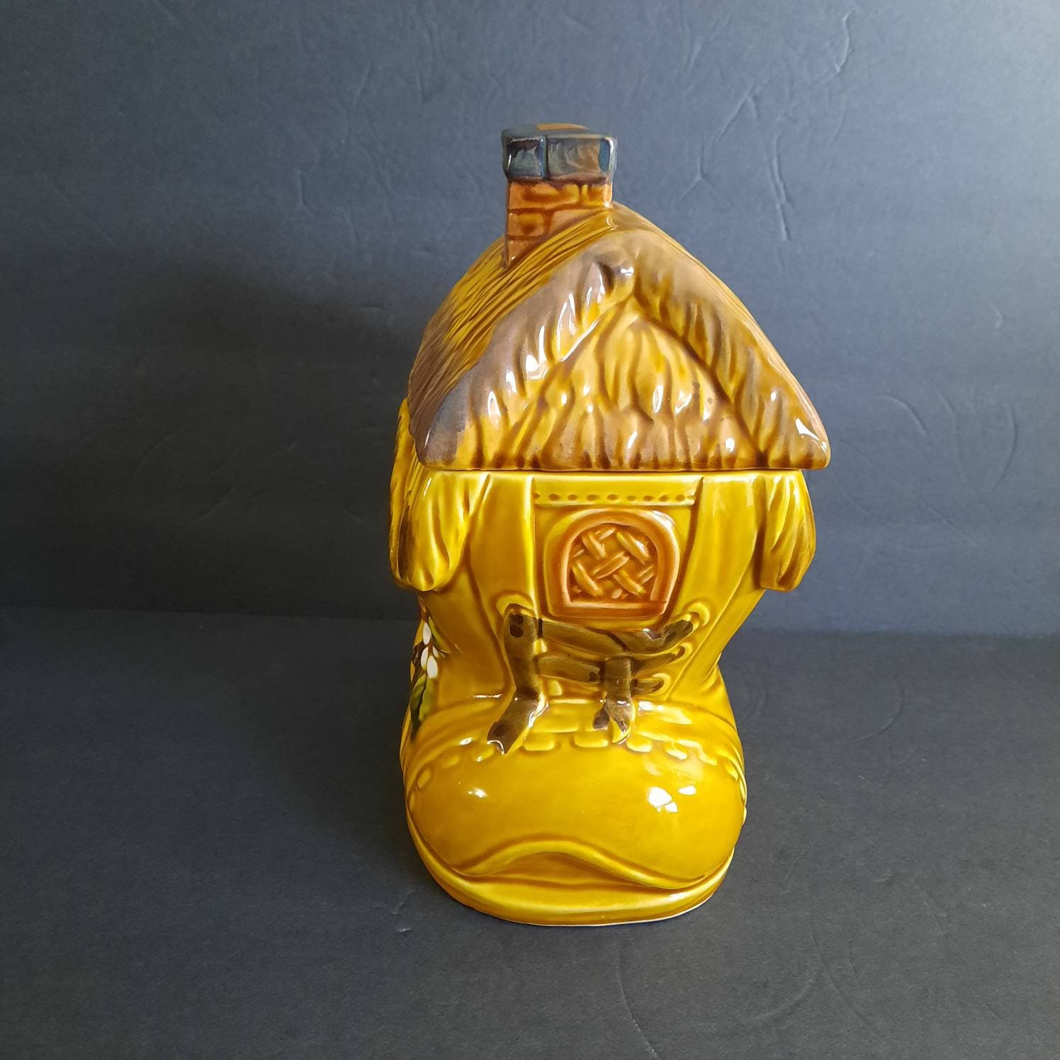 Vintage Ceramic Shoe House Cookie Jar Made in Japan Boot Etsy