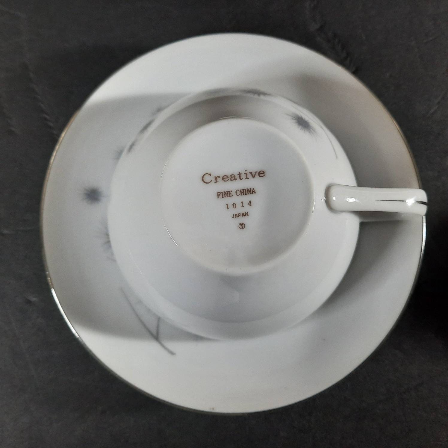 Vintage Creative Fine China Coffee Cups and Saucers Set of Etsy