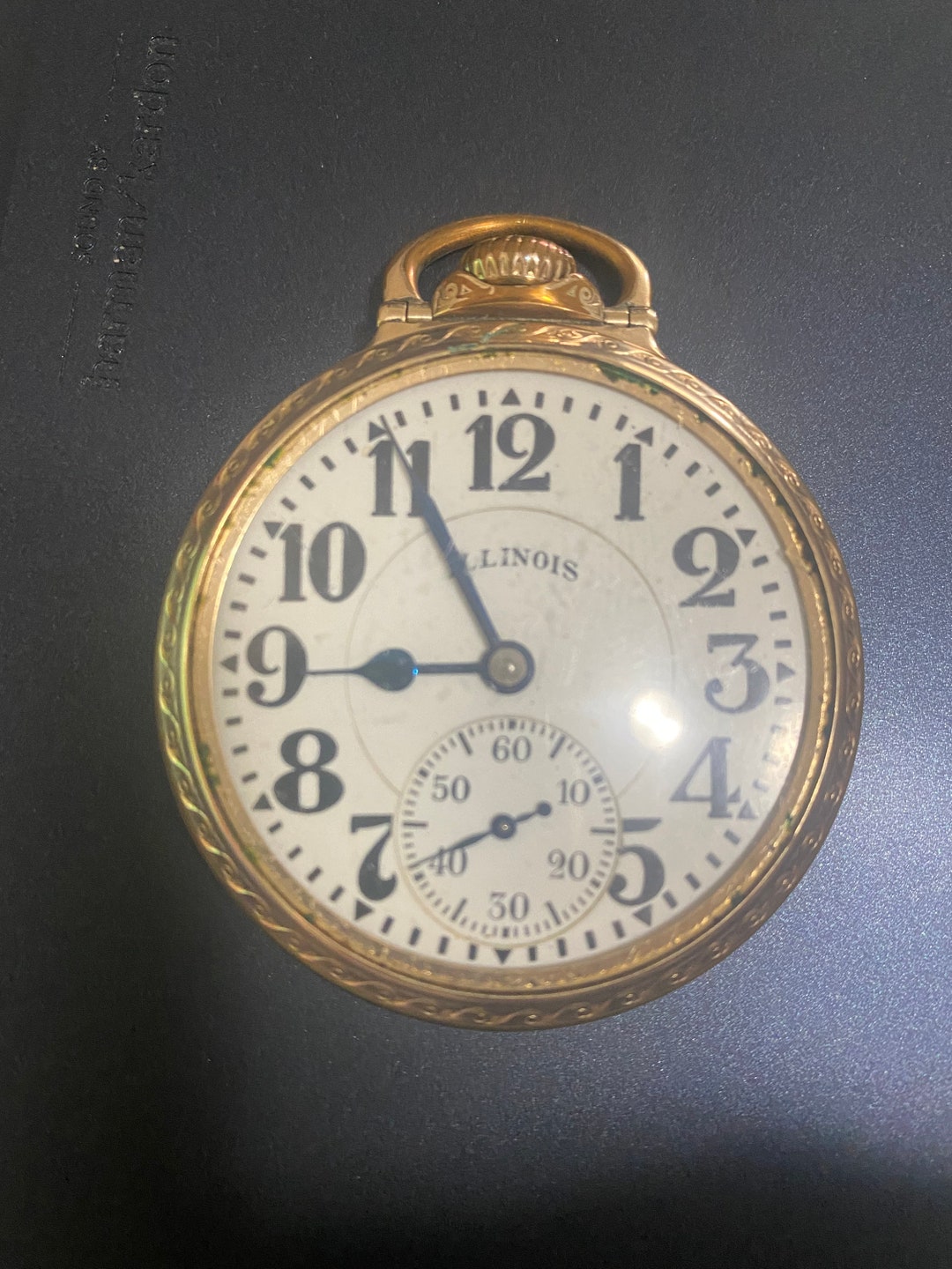1928 Illinois Pocket Watch, Bunn Special, Railroad Grade Etsy