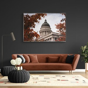 Salt Lake City Capitol Building Fall