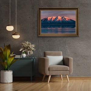Alpenglow on Spanish Fork Peaks