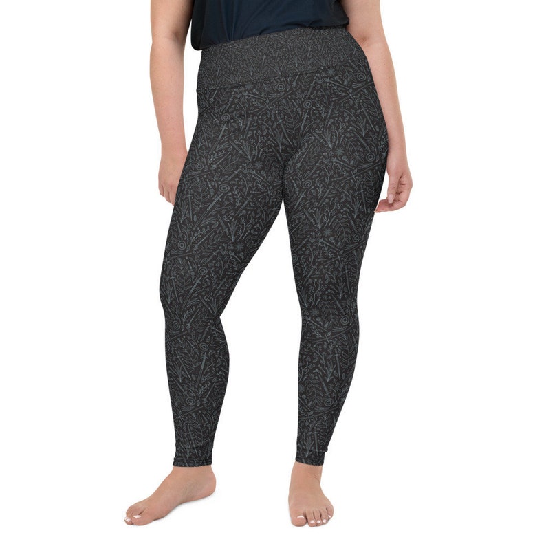 Black Athena/'s Flourish HEMA Plus Size Leggings