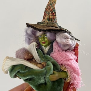 1:12 Miniature witch ooak doll