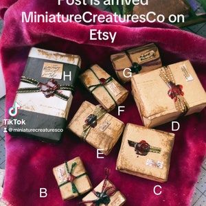 Miniature Post Package Mail