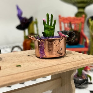 1:12 copper witch cauldron