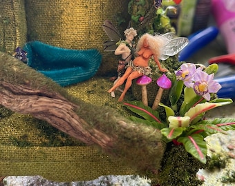 Fairy chair forest 12th scale miniature