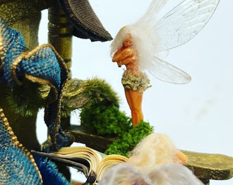 Miniature fairy witch chair 1:12 scale