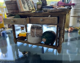 魔女のテーブルミニチュア 1:12 - Etsy 日本