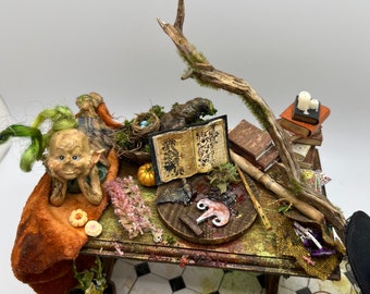 Miniature 12th scale witches table