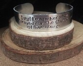 Wide Cuff Personalize Bracelet Adorn by Jennifer FruitsoftheSpirit Scripture Verses Favorite Quotes Inspiration Hammered
