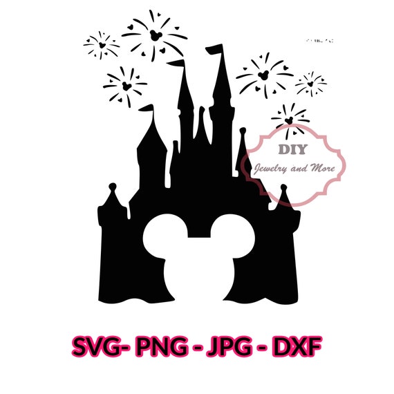 Download Disney Castle Fireworks Svg Mickey And Minnie Svg Disney Etsy