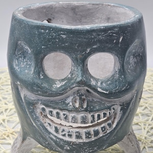 Miquiztli and Jaguar Paw Tlemaitl~Popoxcomitl~Ceremonial Incense Burner