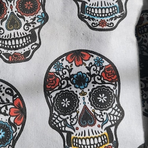 Dia de los Muertos ~ Day of the Dead ~ Altar Cloth ~ Towel ~ Multi-use ~ 100% Cotton