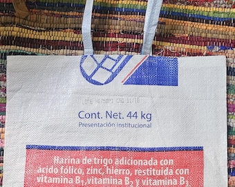 Recycled-Repurposed~Reusable Tote Bag-Mexican sac