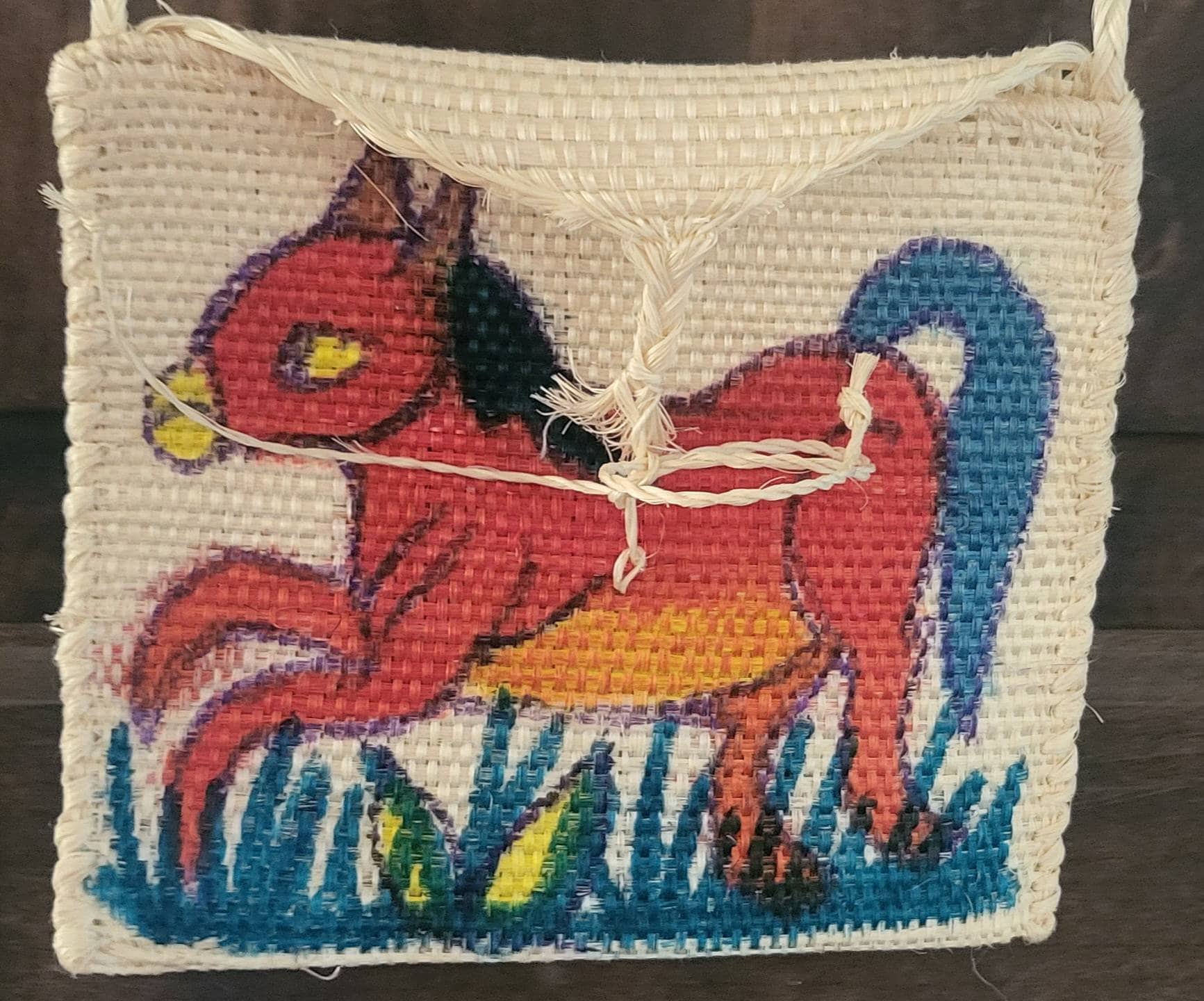 Ixtle Bag Vegan Bag Maguey Fiber Morral Animal Print