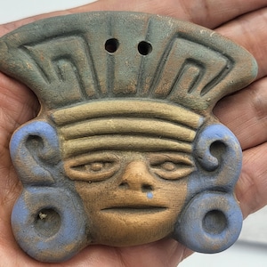 Teotihuacan Mask Pendant~ Mexica ~ Aztec