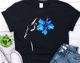 Hawaiian aloha shirt | Hula girl | Hawaii shirt | Aloha shirt | Hawaiian flower | Hawaiian flowers | Hawaiian birthday | Flower lover