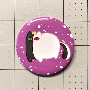 Ranboo Ender Cat Button Badge