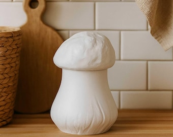 Mushroom Storage Jar STL - 3D Printable Container Digital Download