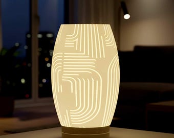 Minimalism Lamp Shade STL file – Digital 3d Printer file – no supports