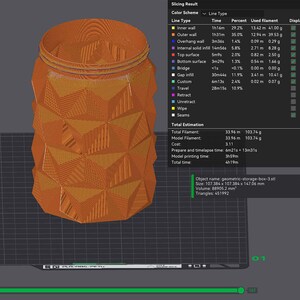 Set of 3 Storage Boxes STL file - Digital 3D Printer File - no supports image 3