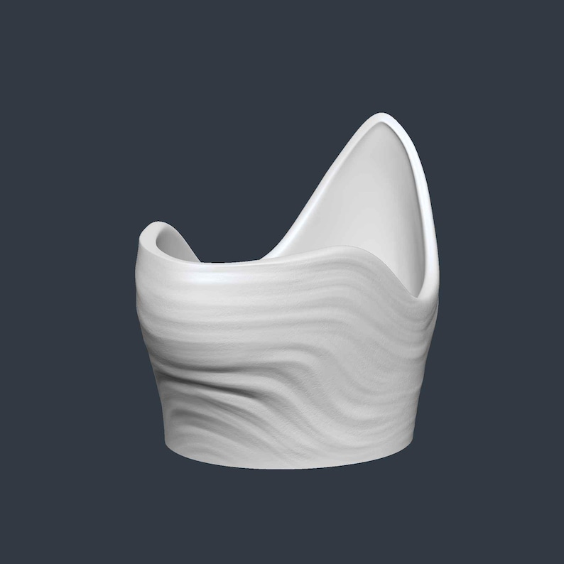 Modern Plant Pot STL File – Digital 3d Printer file – no supports image 10