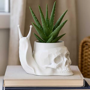 Snail Plant Pot – No Support – Cute STL – Whimsical Garden Decor – 3D Printable Succulent Planter