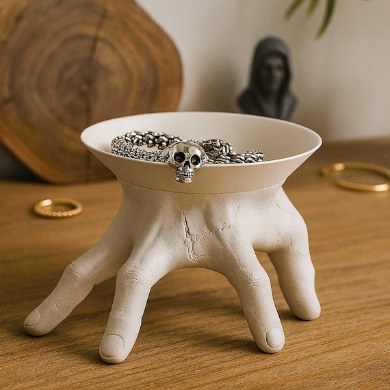 Jewelry Dish STL: 3D Printable Ring & Earring Holder Digital File