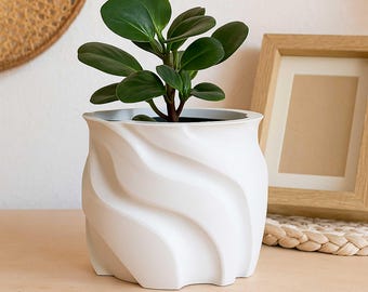 Nowoczesna doniczka w formacie STL – plik do cyfrowej drukarki 3D – bez podpór