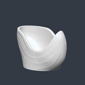 Modern Plant Pot STL File – Digital 3d Printer file – no supports image 6