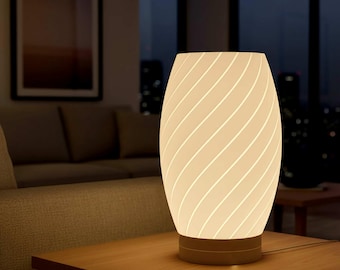 Minimalism Lamp Shade STL file – Digital 3d Printer file – no supports