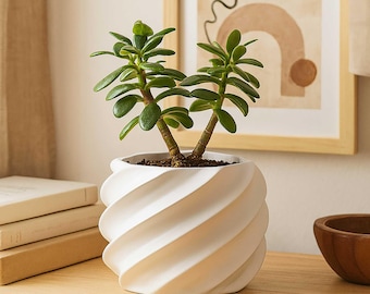 Vaso a spirale per piante, file STL – File per stampante 3D digitale – senza supporti