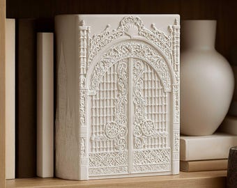 Castle Book Nook STL File: 3D Printer Organizer Box Digital Download