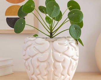Brain Plant Pot STL File – Digital 3d Printer file – no supports