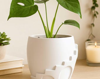 Vaso da fiori a torre, file STL – File per stampante 3D digitale – senza supporti