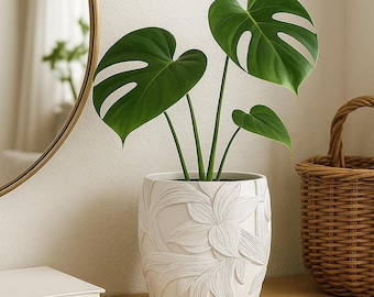 Fichier STL Art Nouveau Plant Pot – Fichier d’imprimante 3D numérique – pas de support