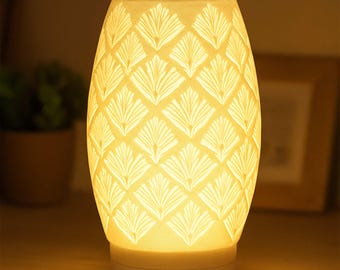 Art Deco Lamp Shade STL file – Digital 3d Printer file – no supports