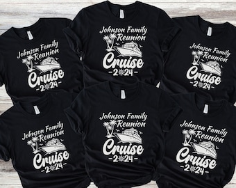 Personalized Family Reunion Cruise Shirt, 2024 Cruise Shirt, Custom Family Cruise Shirt, Family Matching Vacation Shirts, Cruise Group Shirt