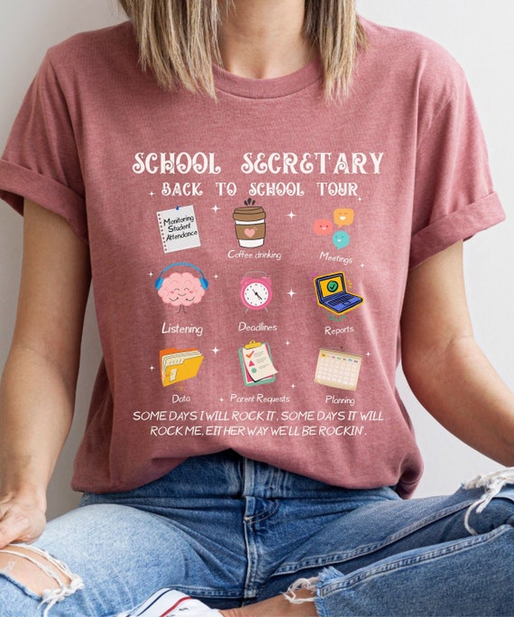 Secretary Squad Back To School Gift Shirt Secretary Squad Back To School Gift Shirt