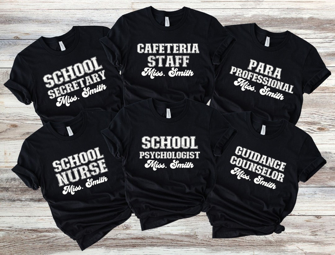 Custom School Staff Shirt, Front Office Crew Tshirt, School Secretary