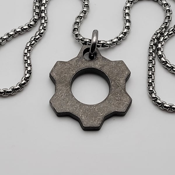 Gear Necklace Etsy