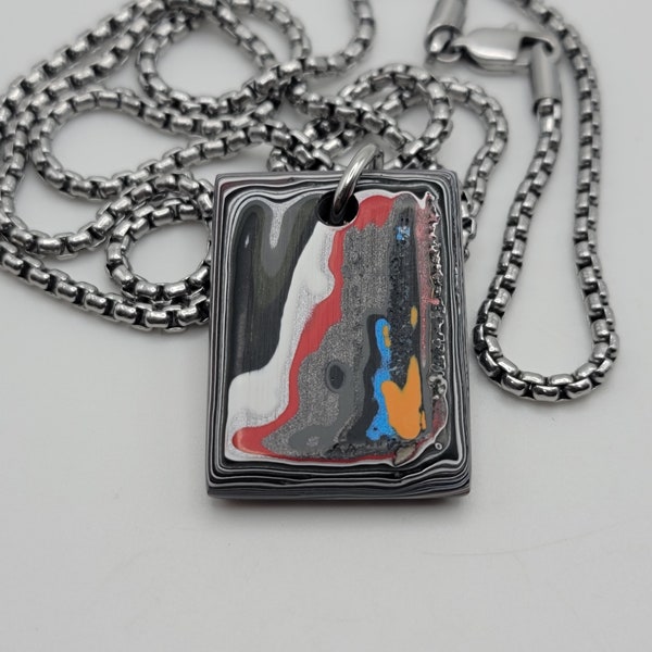 Fordite Pendant Necklace EDC