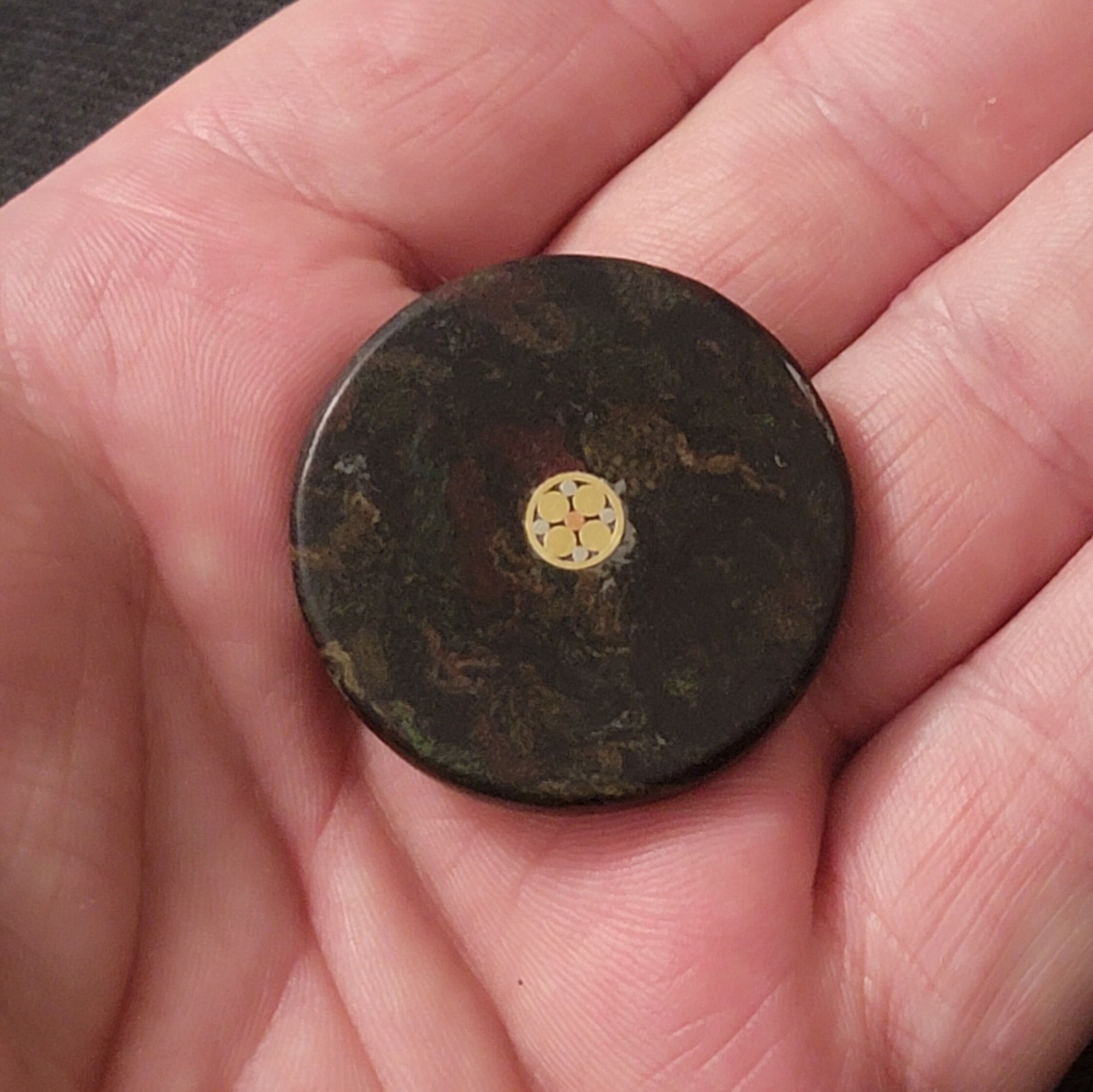 Coin Rag Rag Micarta Stress Coin Worry Stone Pocket Fidget EDC - Etsy