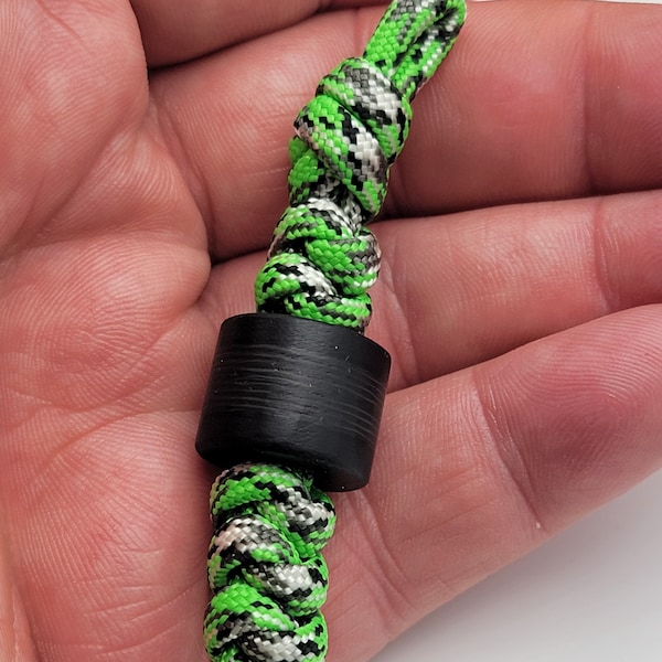 Koolstofvezel Zwart G10 Paracord Kraal EDC