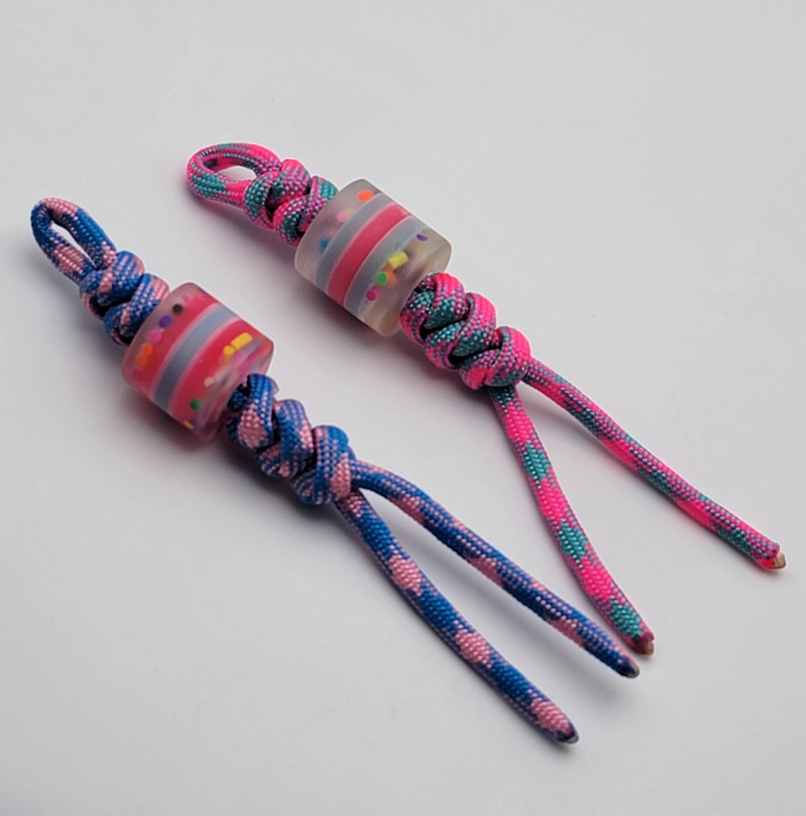 Glow Donut Sprinles Paracord Bead Lanyard EDC - Etsy
