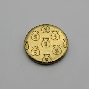 Moneta Brass Money Bags