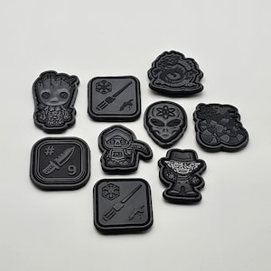 Tactical Blackout V6 Ranger-ooglapje RE PVC EDC