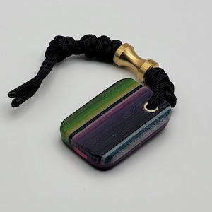Glow Electric Especial Mexican Blanket G-Carta Micarta Soap Bar Worry Stone Pocket Fidget EDC