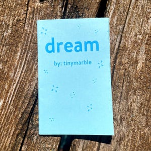 Dream - Handmade Printed Zine